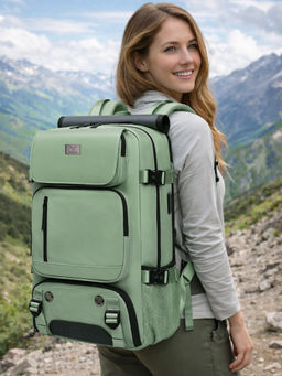 REDHORNS - Green Multifunctional 3-In-1 Anti-Theft Handbag/Multi-Purpose Travel Backpack