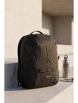 Reebok - Black Polyester Solid 1 Backpack