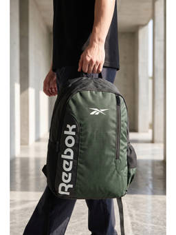 Reebok - Olive Polyester Solid 1 Backpack