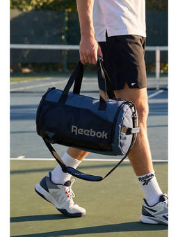 Reebok - Blue Polyester Solid 1 Duffle Bag, 1 Detachable Strap