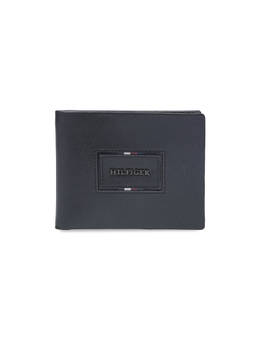 Tommy Hilfiger - Men Global Coin Leather Wallet Alington - Black Rfid Protected