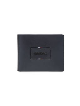 Tommy Hilfiger - Men Passcase Leather Wallet Alington - Black Rfid Protected