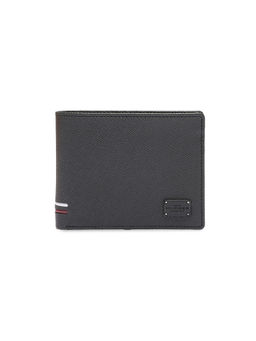 Tommy Hilfiger - Men Multicard Coin Leather Wallet Geleen - Black Rfid Protected