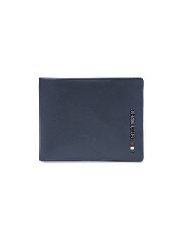 Tommy Hilfiger - Men Pass case Leather Wallet Naarden - Navy Rfid Protected