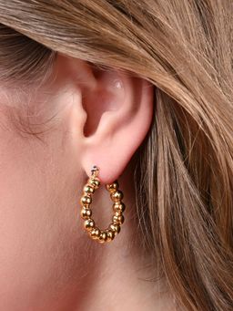 Accessorize London - Small Bobble Hoops