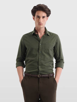 Arrow Sports - Mens Twill Original Shirt Green
