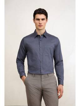Louis Philippe - Men Multi Classic Fit Printed Full Sleeves Formal Shirt