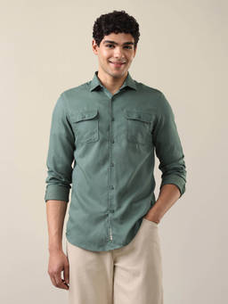 U.S. Polo Assn. Denim Co. - Mens Regular Fit Shirt Green