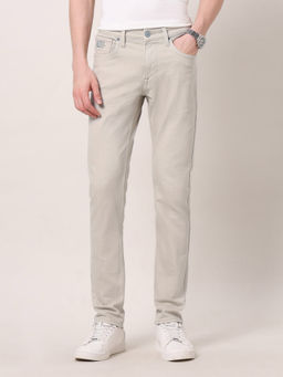 U.S. Polo Assn. Denim Co. - Brandon Slim Tapered Fit Beige Jeans