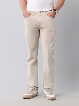 U.S. Polo Assn. Denim Co. - Harold Slim Straight Fit Beige Jeans