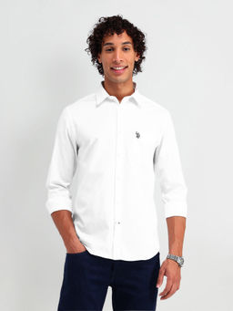 U.S. Polo Assn. Denim Co. - Slim Fit Solid Twill Shirt