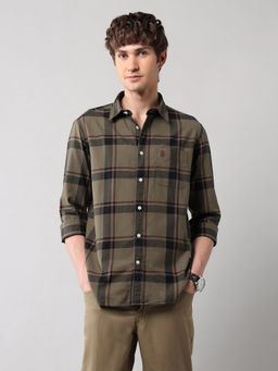 U.S. Polo Assn. Denim Co. - Grid Tattersall Checked Pure Cotton Shirt