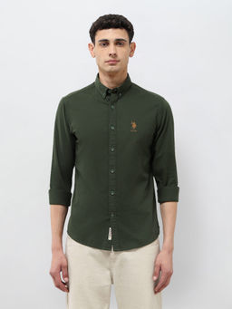 U.S. Polo Assn. Denim Co. - Regular Fit Solid Shirt