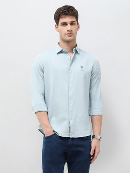 U.S. Polo Assn. Denim Co. - Textured Dobby Regular Fit Shirt