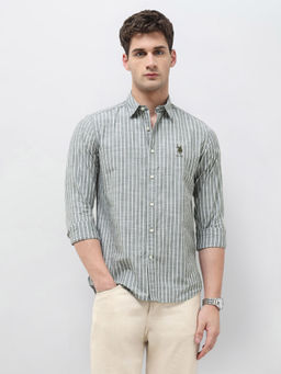 U.S. Polo Assn. Denim Co. - Vertical Striped Regular Fit Shirt