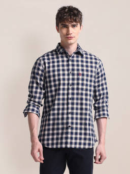 U.S. POLO ASSN. - Tartan Checked Twill Cotton Shirt