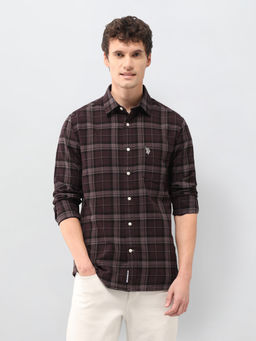 U.S. POLO ASSN. - Plaid Checked Tailored Fit Shirt