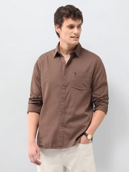 U.S. POLO ASSN. - Solid Tailored Fit Shirt