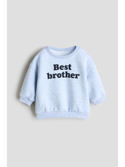 H&M - Boys Blue Printed Sweatshirt