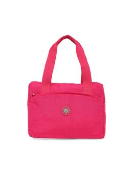 Baomi - Crinkle Range Fuchsia Color Soft Case Nylon Handbag - Ba-9336022005
