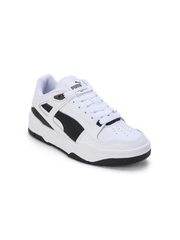 Puma - Slipstream Jr Kids White and Black Sneakers