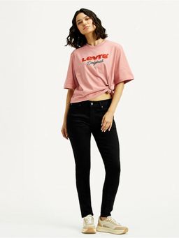 Levi's - Women'S Mid Rise 711 Skinny Fit Black Jeans