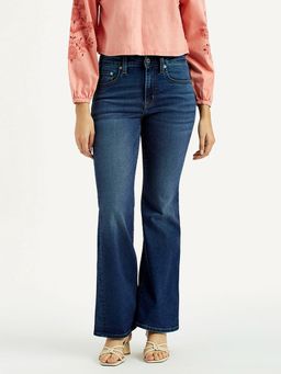 Levi's - Women'S 726 Dark Indigo Flared Fit High Rise Jeans