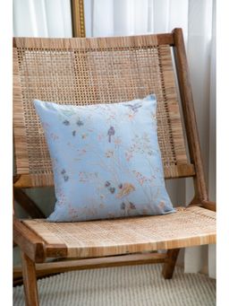 Khaabka - Falak Flora and Fauna Silk Embroidered Cushion Cover (Pack of 2) (16x16 Inches)