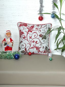 Zeba World - 1 Christmas Cushion Cover for Sofa Bed Multicolor (16x16 Inches)