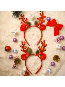 Voncasa - 2 Christmas Headband Red Gift & Decoration Baby