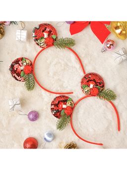 Voncasa - 2 Christmas Headband Red Gift & Decoration Baby