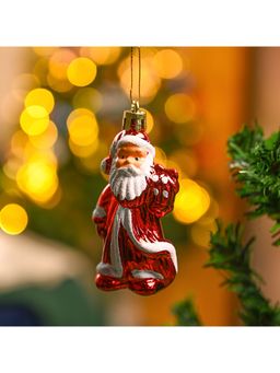 Voncasa - 2 Red Christmas Decoration Santa Claus Christmas Festive Gift Item