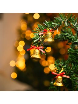 Voncasa - 18 Golden Christmas Bells Christmas Gift & Decoration