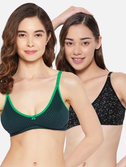 Clovia - Cotton Non-padded Non-wired Full Cup Bra (Pack of 2)