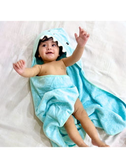 TIDY SLEEP - Blue Towel - Baby Shark (6-12 Months)