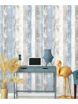 Excel - Weathered Oak Grey Wallpaper