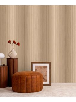 Excel - Plaster Fragments Brown Wallpaper