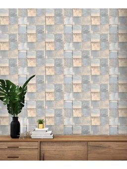 Excel - Rustic Limestone Grey Wallpaper