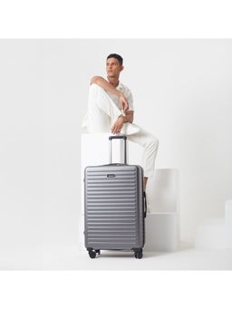 Assembly - Premium Hardsided Large Checkin Luggage (28 inch) - Trolley Bag with Keyless TSA Lock - Grey