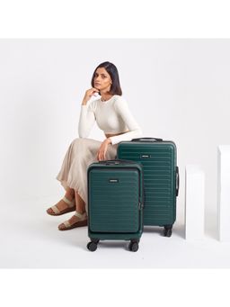 Assembly - Hard Luggage Set Of 2Medium Check-In 24 Inches And Cabin Luggage 20 Inches Green