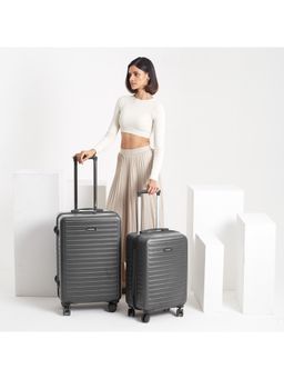 Assembly - Hardbody Luggage Medium Checkin & Cabin Trolley Grey (Set of 2)