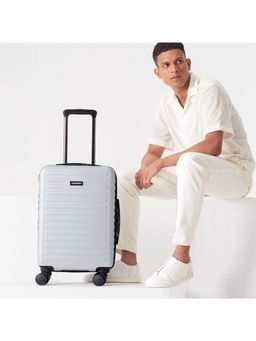 Assembly - Small Cabin Trolley (20 inch) with Complimentary Packing Kit- Silver