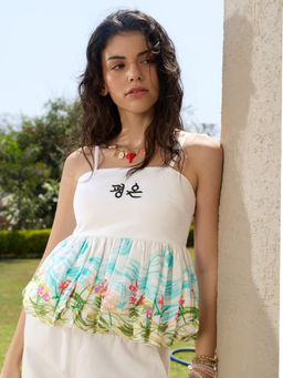 The Souled Store - Womens Peplum Serene Top