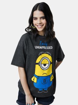 The Souled Store - Official Minions Easily Distracted T-Shirts for Womens