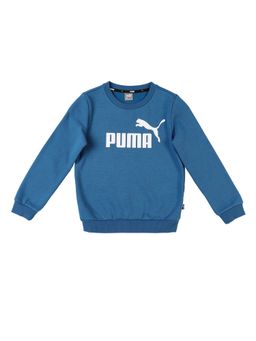 Puma - Ess Big Logo Crew Blue Sweatshirts