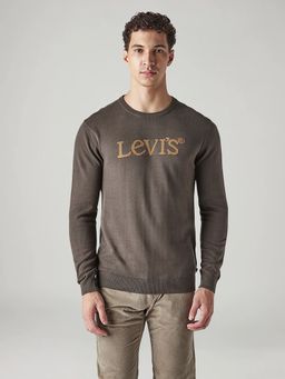 Levi's - Men Brown Typography Sweatshirt