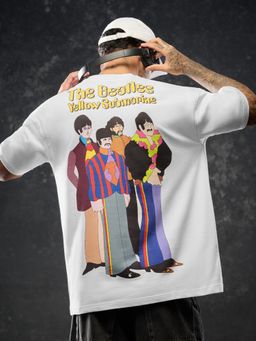 The Souled Store - Official The Beatles: Submarine Men Oversized T-Shirt