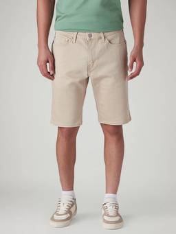 Levi's - Men Beige Mid Waist Solid/Plain Shorts