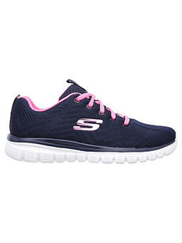 SKECHERS - Women Graceful-Get Connected Navy Blue Running Shoes