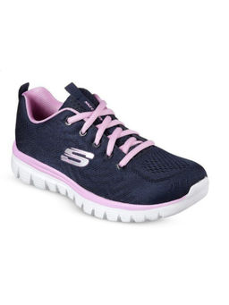SKECHERS - Women Graceful-Get Connected Navy Blue Running Shoes
